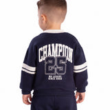 Conj. moletom casaco champion + calça marinho