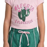 Conjunto infantil blusa malha marinho e shorts moletinho amarelo