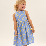 Vestido sem manga limão siciliano