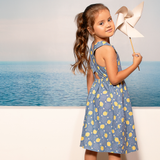 Vestido sem manga limão siciliano