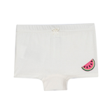 Kit 3 calcinhas amarela, rosa e branca frutinhas