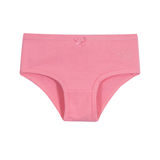 Kit 3 calcinhas básicas verde salmão e rosa com strass