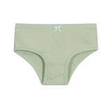 Kit 3 calcinhas básicas verde salmão e rosa com strass