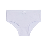 Kit 3 calcinhas básicas brancas com strass