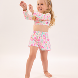 Shorts tactel praia fundo do mar