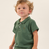 Pólo manga curta verde