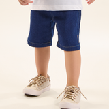 Bermuda moletom jeans