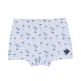 Kit 3 cuecas palmeiras marinho azul e branca