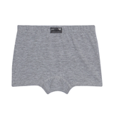 Kit 3 cuecas básicas lisas cinza branca e preta