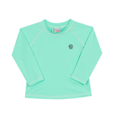 Camiseta praia manga longa proteção UV neon verde