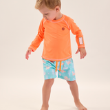 Bermuda tactel praia caranguejo