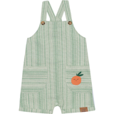 Jardineira texturizada verde