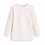 Camiseta térmica com interior peluciado off white