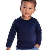 Camiseta térmica com interior peluciado marinho