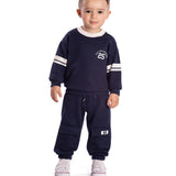 Conj. moletom casaco champion + calça marinho