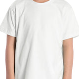 Camiseta manga curta algodão branca